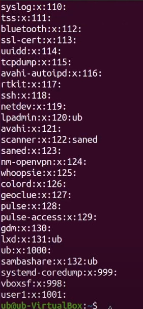 список групп linux, cat /etc/group