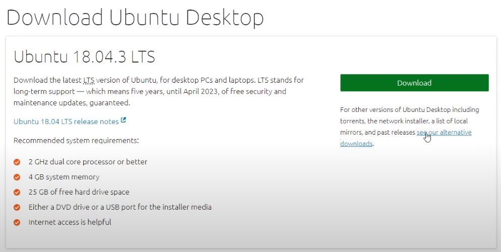 Скачать Ubuntu 18.04.3 LTS Desktop