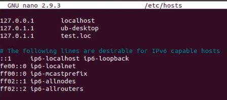 Файл hosts linux